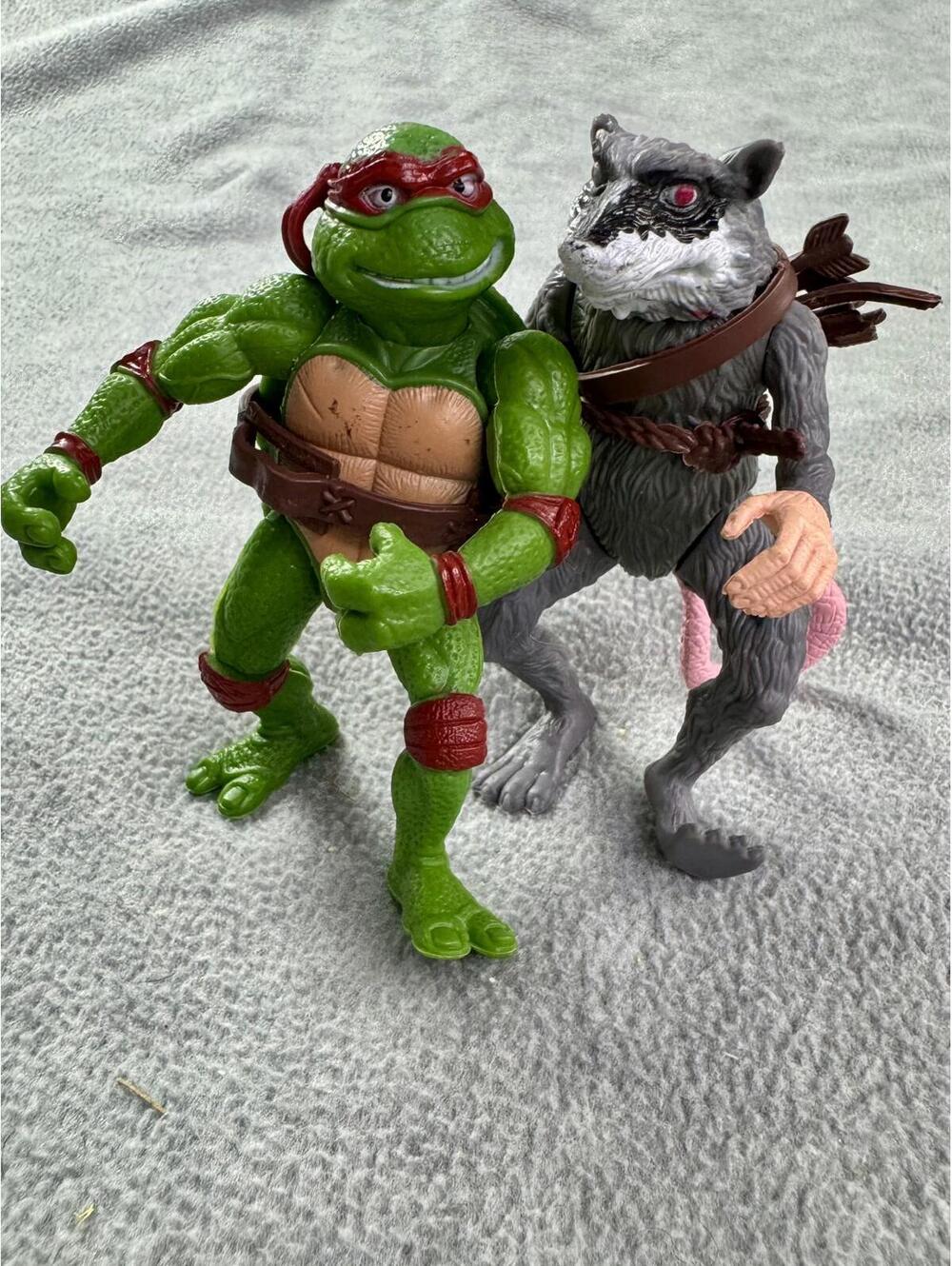 tmnt raphael splinter action figure lot teenage mutant ninja‎ turtles toys